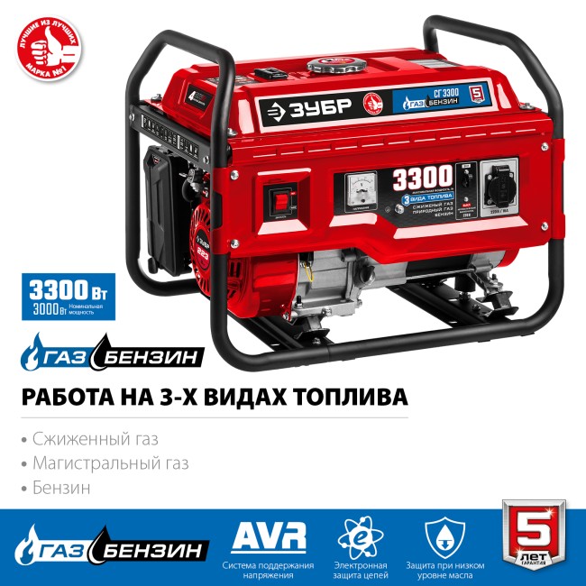 Газовый генератор СГ-3300 ЗУБР