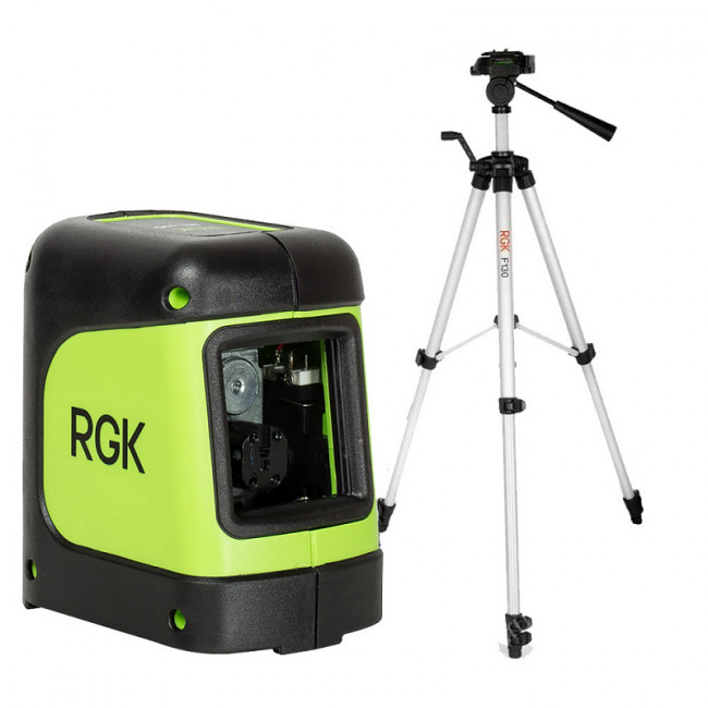 Комплект: лазерный уровень RGK ML-11G + штатив RGK F130
