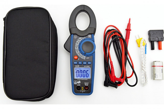 Токовые мини клещи CEM DT-3343