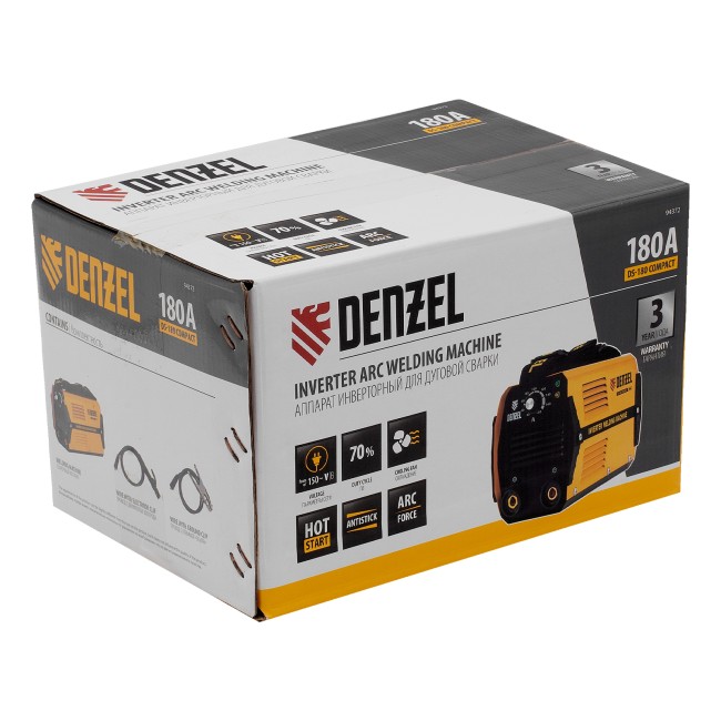 Аппарат дуговой сварки DS-180 Compact Denzel Аппарат дуговой сварки DS-180 Compact Denzel