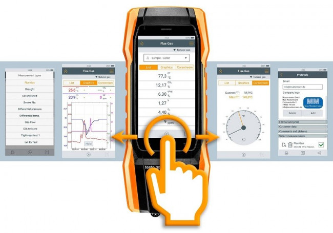 Комплект Testo 300 Longlife (NO, СО с H2-компенсацией до 30 000 ppm) Комплект Testo 300 Longlife (NO, СО с H2-компенсацией до 30 000 ppm)