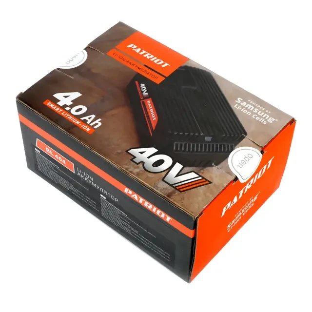 Батарея аккумуляторная Patriot BL 404 (40 В, 4 А*ч) Батарея аккумуляторная Patriot BL 404 (40 В, 4 А*ч)