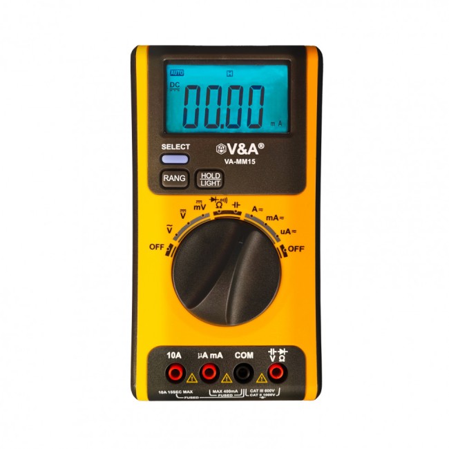 Мультиметр цифровой VA-MM15 Мультиметр цифровой VA-MM15