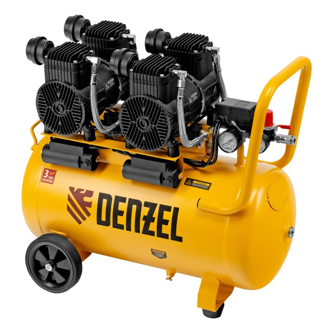 Компрессор безмасляный малошумный DLP -3000/50 Denzel Компрессор безмасляный малошумный DLP -3000/50 Denzel