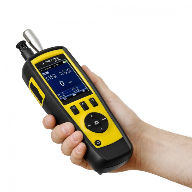 Анализатор пыли Trotec PC220 с измерением формальдегида, угарного газа, микроклимата