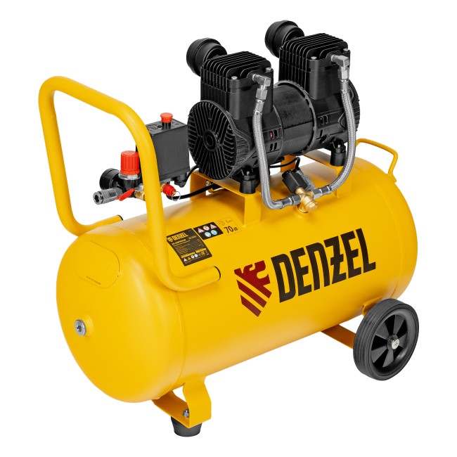 Компрессор безмасляный малошумный DLP-1500/50 Denzel