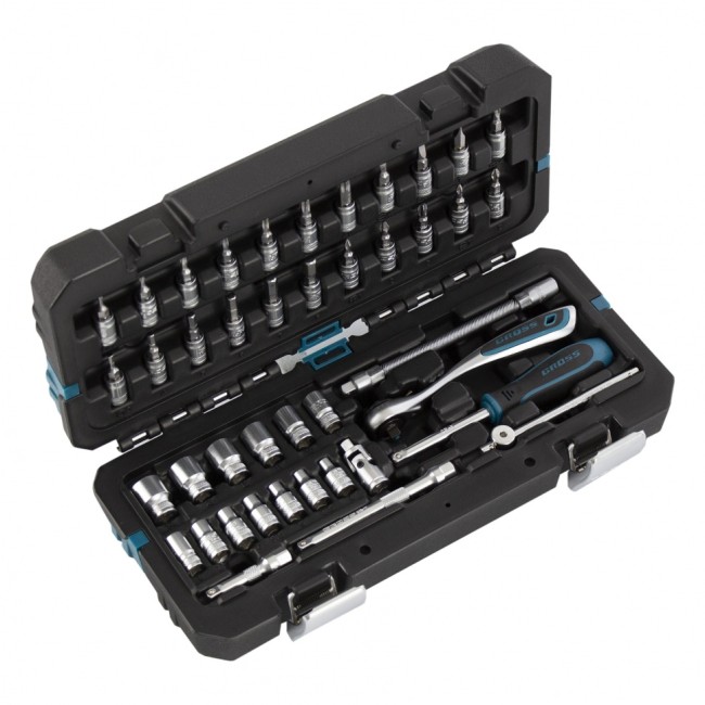 Набор инструментов 1/4", CrV 42 предмета Gross