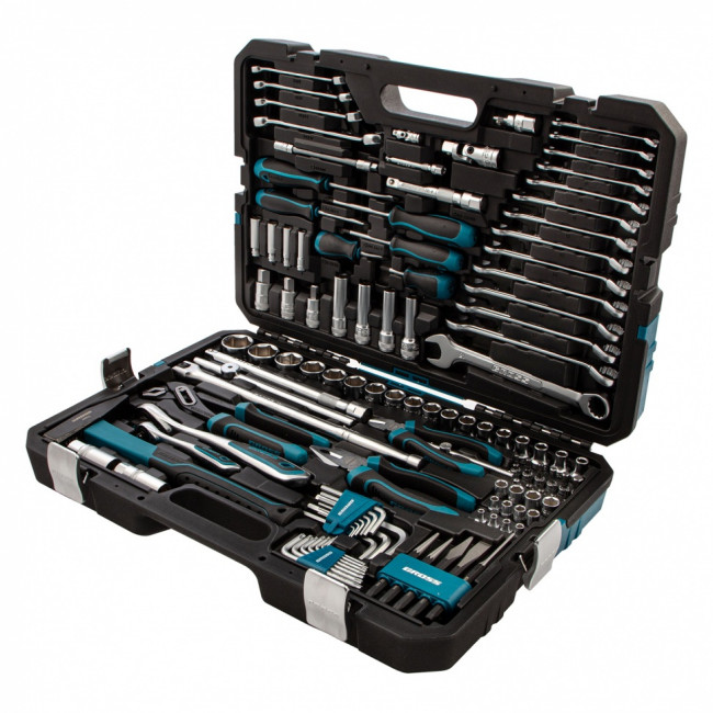 Набор инструментов 1/4", 1/2", CrV 115 предметов Gross