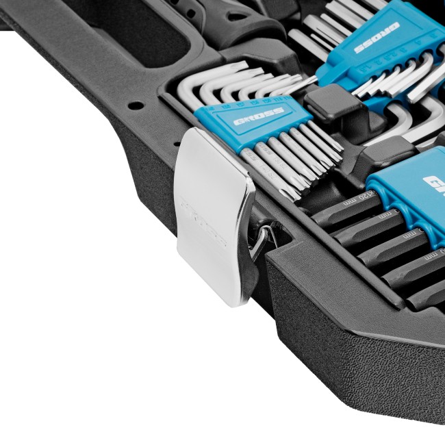 Набор инструментов 1/4", 1/2", CrV 115 предметов Gross