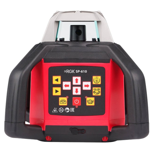Комплект: ротационный нивелир RGK SP-610 + элевационный штатив RGK SH-340 Комплект: ротационный нивелир RGK SP-610 + элевационный штатив RGK SH-340