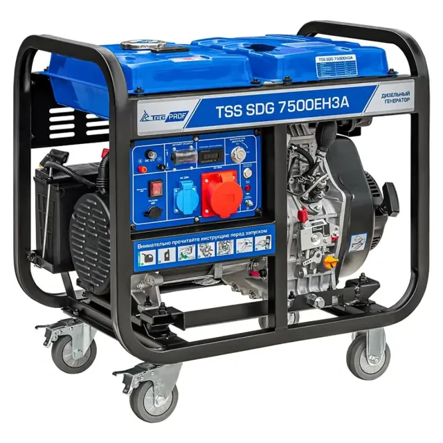 Дизельный генератор TSS SDG 7500EH3A (200027)