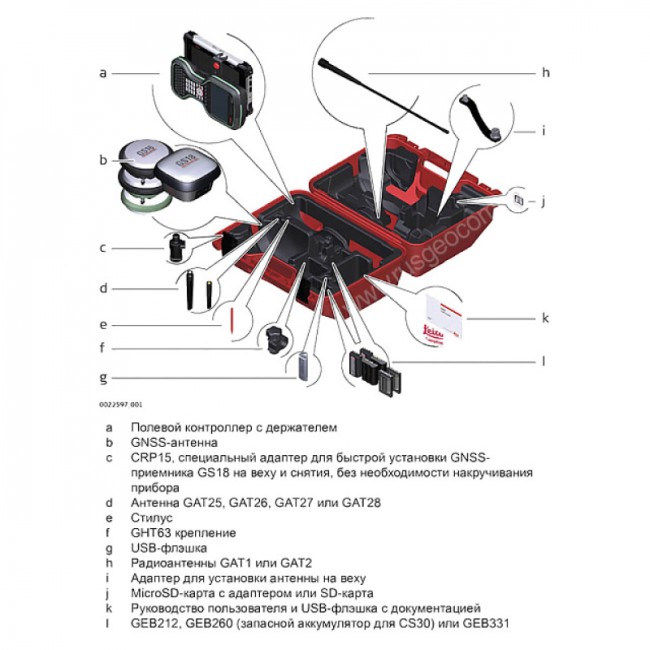 GNSS-приемник Leica GS16 RUS 3.75G & UHF (минимальный)
