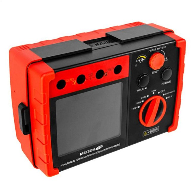 Измеритель сопротивления изоляции (мегаомметр) МЕГЕОН 13170 Измеритель сопротивления изоляции (мегаомметр) МЕГЕОН 13170