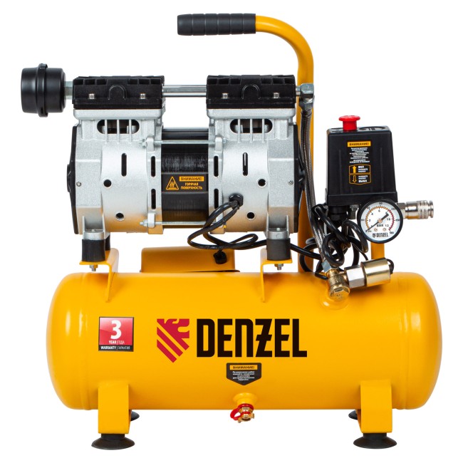 Компрессор безмасляный DLS650/10 Denzel