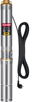 Насос скважинный центробежный НСЦ-100-60 ЗУБР 900 Вт, 60 м напор Насос скважинный центробежный НСЦ-100-60 ЗУБР 900 Вт, 60 м напор
