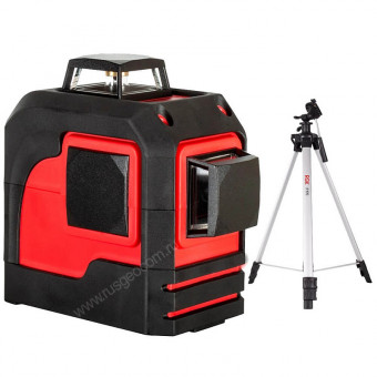 Комплект: лазерный уровень RGK PR-2M + штатив RGK F170 Комплект: лазерный уровень RGK PR-2M + штатив RGK F170