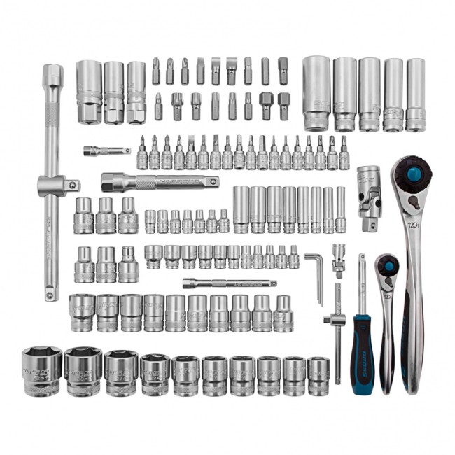 Набор инструментов 1/4", 1/2" CrV 109 предметов Gross