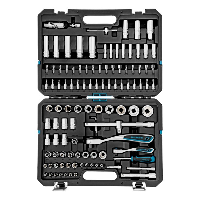 Набор инструментов 1/4", 1/2" CrV 109 предметов Gross