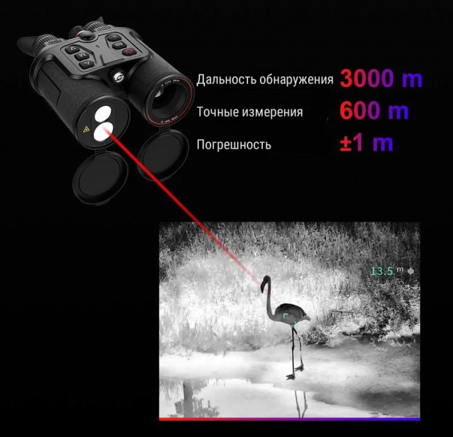 Тепловизионный бинокль Guide TN450