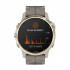 Часы Garmin Fenix 6S Pro Solar золотистый с серым замшевым ремешком