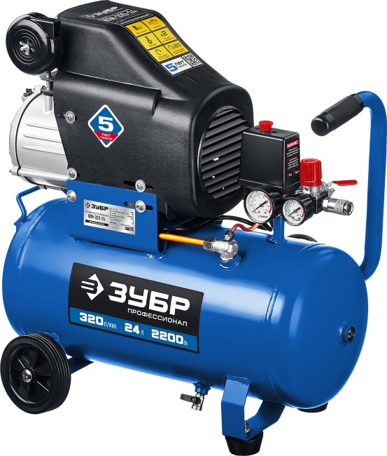 Масляный компрессор КПМ-320-24 ЗУБР Профессионал