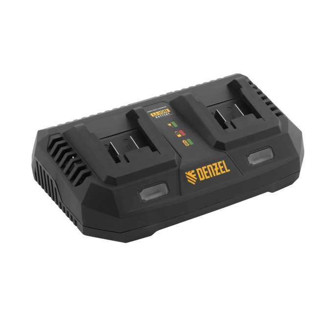 Устройство зарядное для аккумуляторов IBC-18-3.0-2, Li-Ion, 18В, 3.0 А, для двух батарей Denzel