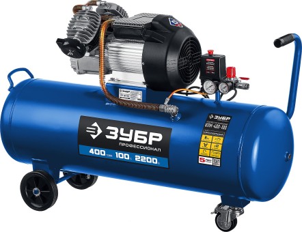 Компрессор воздушный масляный КПМ-400-100 ЗУБР Профессионал Компрессор воздушный масляный КПМ-400-100 ЗУБР Профессионал