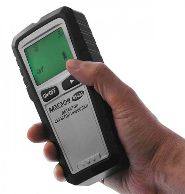 Детектор скрытой проводки МЕГЕОН 45400