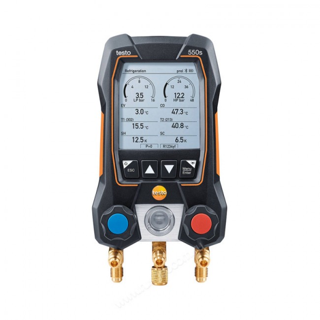 Цифровой манометрический коллектор Testo 550s комплект 1 в кейсе