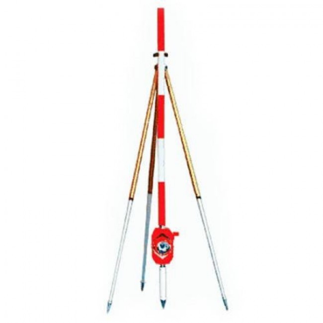 Однопризменный отражатель Sokkia APS12P-AR без марки с вешкой и стойкой Однопризменный отражатель Sokkia APS12P-AR без марки с вешкой и стойкой