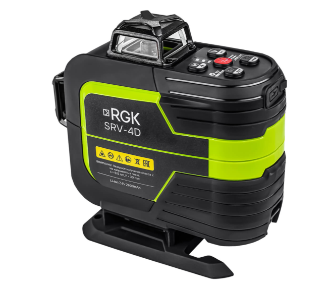 Лазерный уровень RGK SRV-4D с сервоприводом Лазерный уровень RGK SRV-4D с сервоприводом