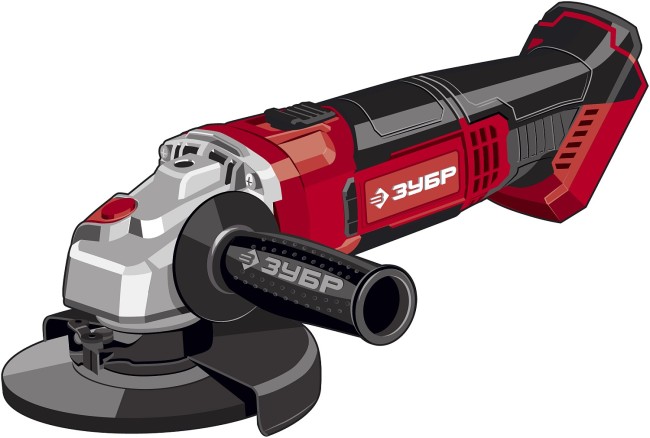 Машина угловая шлифовальная аккумуляторная УШМ-18-125 ЗУБР без АКБ