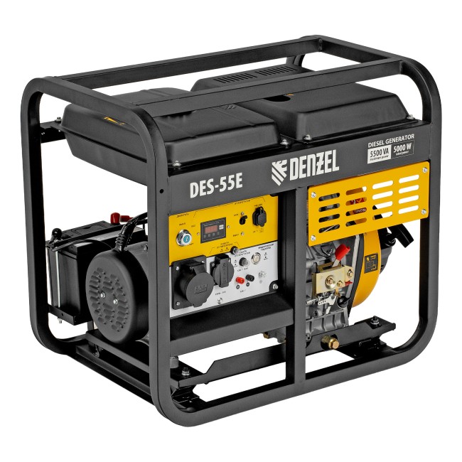 Генератор дизельный DES-55E, 5,5 кВт Denzel