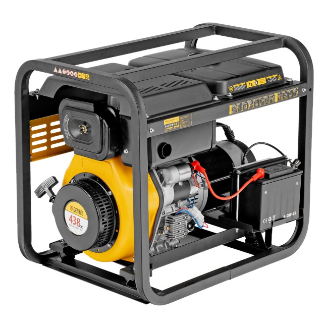 Генератор дизельный DES-55E, 5,5 кВт Denzel