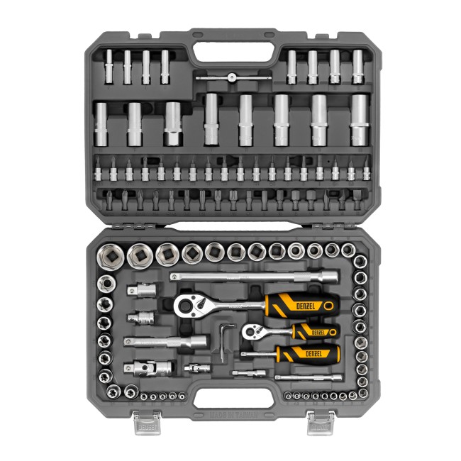 Набор инструментов 1/2", 1/4" 109 предметов Denzel