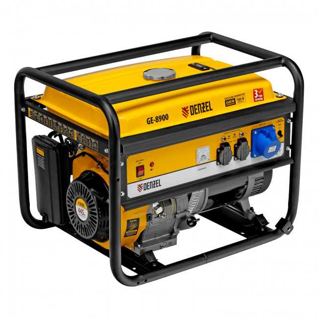 Генератор бензиновый GE 8900, 8.5 кВт Denzel