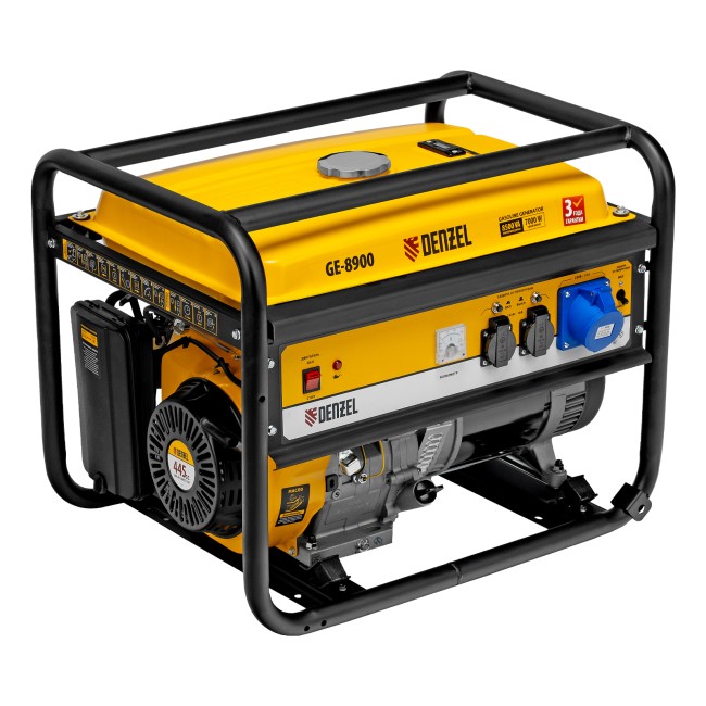 Генератор бензиновый GE 8900, 8.5 кВт Denzel