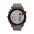 Часы Garmin Fenix 7S Sapphire Solar титановый темно-бронзовый с сланцево-серым силиконовым ремешком