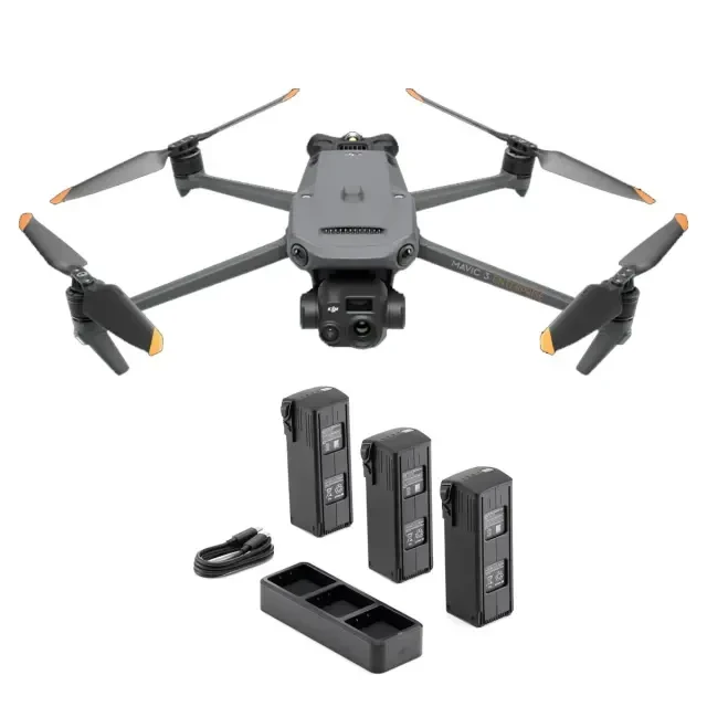 Квадрокоптер DJI Mavic 3 Thermal advanced (TA) (Universal Edition) + Комплект аккумуляторов DJI Mavic 3 Enterprise Series Battery Kit Квадрокоптер DJI Mavic 3 Thermal advanced (TA) (Universal Edition) + Комплект аккумуляторов DJI Mavic 3 Enterprise Series Battery Kit