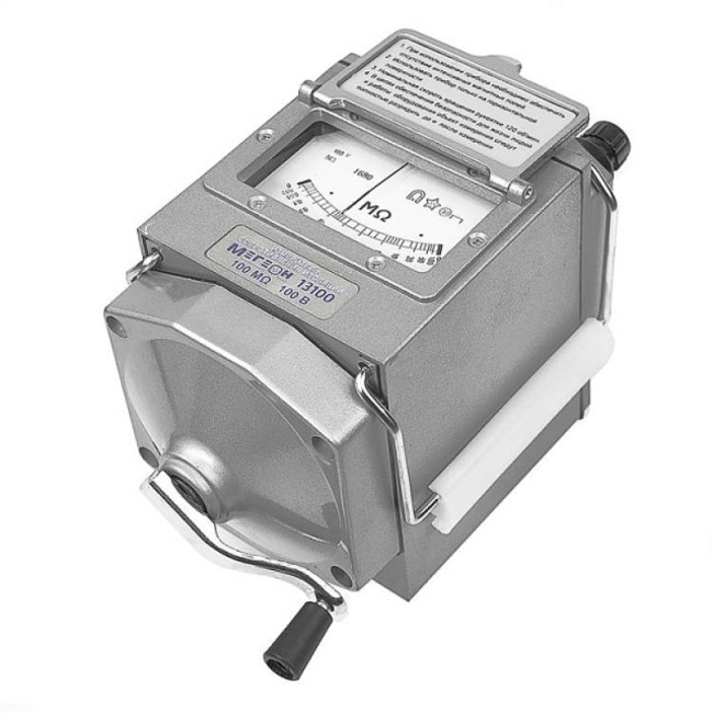 Измеритель сопротивления изоляции (мегаомметр) МЕГЕОН 13100 Измеритель сопротивления изоляции (мегаомметр) МЕГЕОН 13100