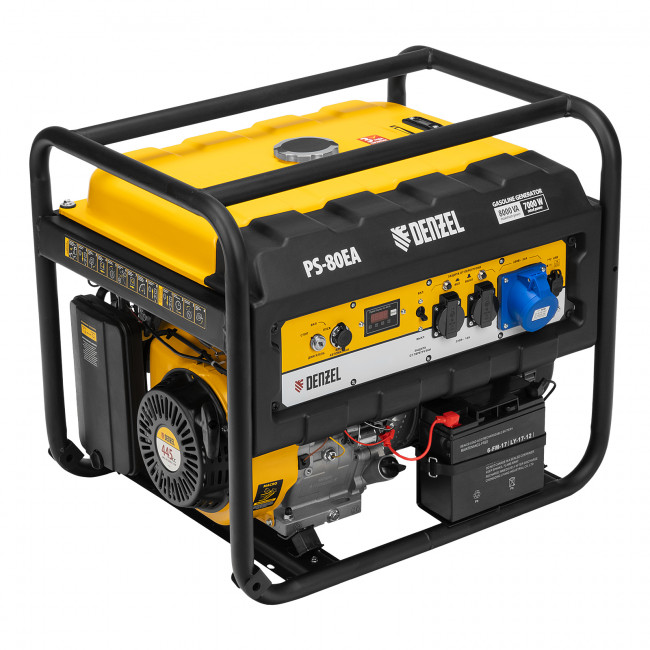 Генератор бензиновый PS 80 EA, 8.0 кВт Denzel