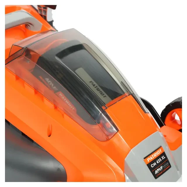 Аккумуляторная газонокосилка Patriot CM 435XL Аккумуляторная газонокосилка Patriot CM 435XL