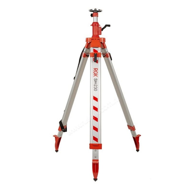 Комплект: ротационный нивелир AMO ROTOR 600 + штатив RGK SH-230, рейка