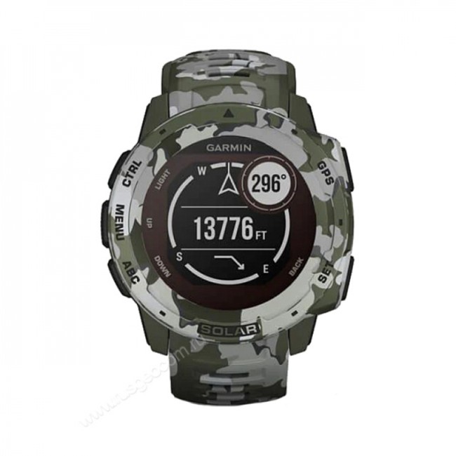 Часы Garmin Instinct Solar Camo Lichen