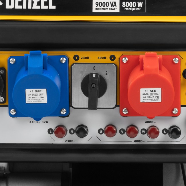 Генератор бензиновый PS 90 ED-3, 9.0 кВт Denzel