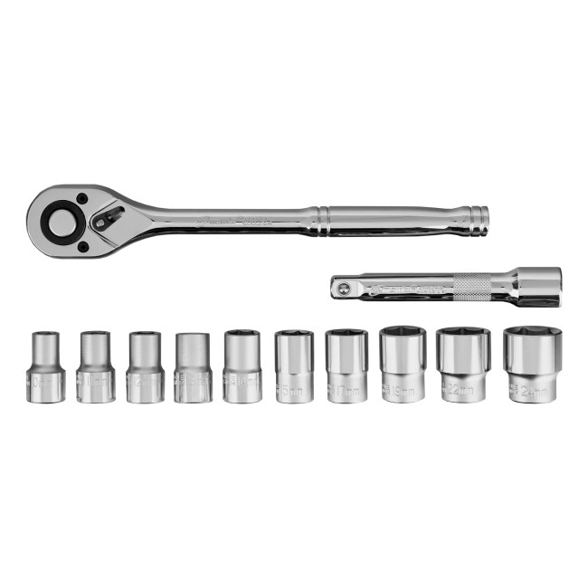 Набор торцевых головок, 1/2" 12 предметов Matrix