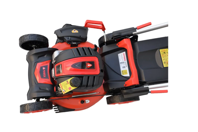 Складная газонокосилка бензиновая самоходная A-iPower AM53S