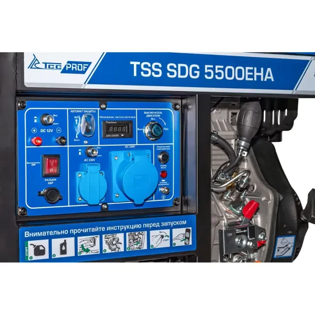 Дизельный генератор TSS SDG 5500EHA