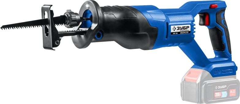 Пила сабельная бесщеточная SPB-180 ЗУБР без АКБ