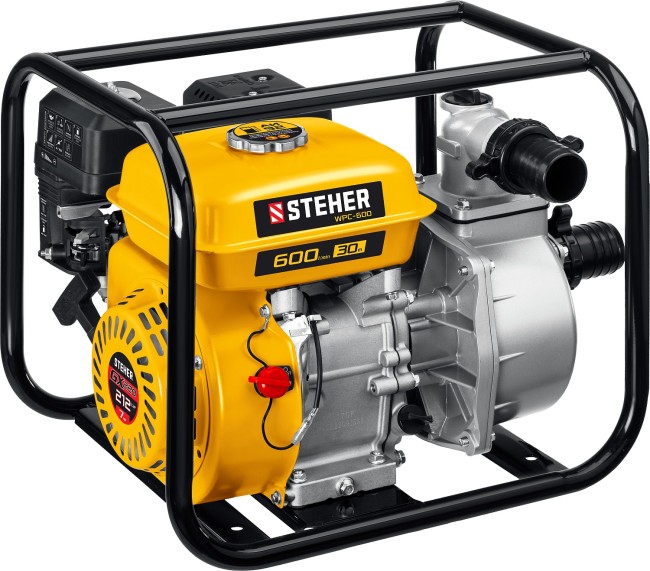 Мотопомпа бензиновая WPC-600 STEHER Мотопомпа бензиновая WPC-600 STEHER
